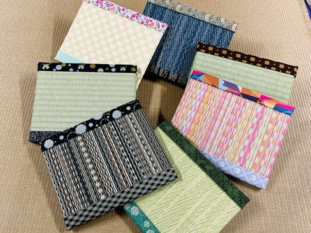 完成した個性あふれるミニ畳