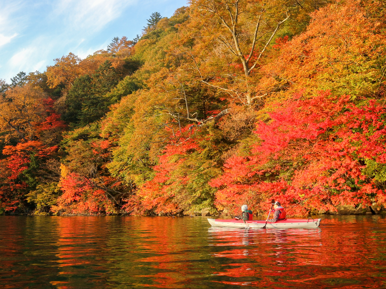 1番人気!≪10, 13時≫ 日光中禅寺湖で絶景のカヌーツアー 少人数・貸し切り...