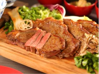 2月ライブキッチン サーロインステーキ