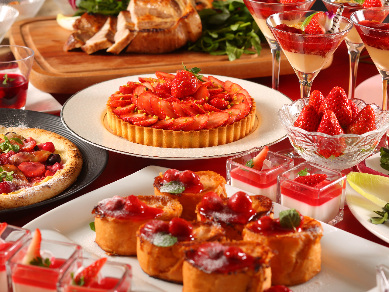 【レストラン ガーデニア】3/1~4/28ランチ いちごフェア~甘酸っぱい春の味...