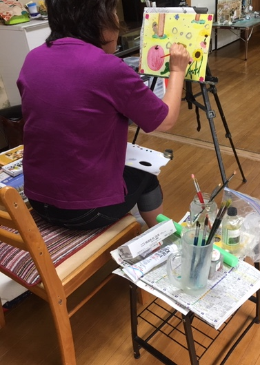 油絵 水彩画の体験レッスン 初心者の方でも気軽に楽しめます 道具は貸し出しok コーヒー付き Gemstone 忍 じゃらん遊び体験