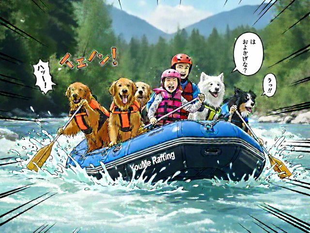 僕も一緒に乗れてうれしー!!