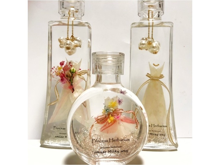 【初めての方歓迎】プリンセスハーバリウム製作体験 女性の方に人気♪【特典】ボタニ...