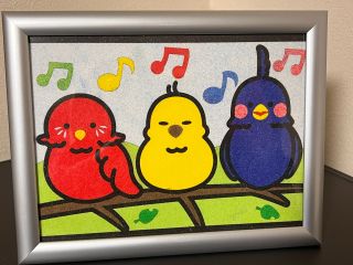 ことり フレーム入り