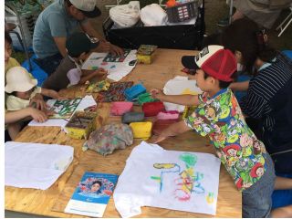 先日開催した野外イベントでの様子♪ ※当日は室内での開催となります。