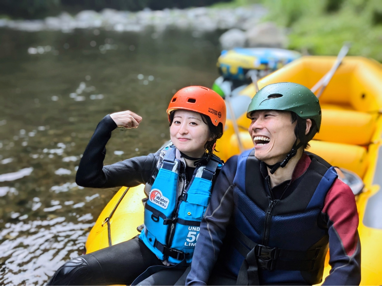 山梨 山梨県 川下り 川遊び ラフティング