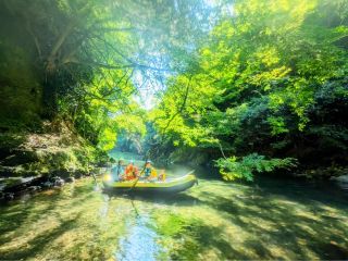 山梨 山梨県 川下り 川遊び ラフティング