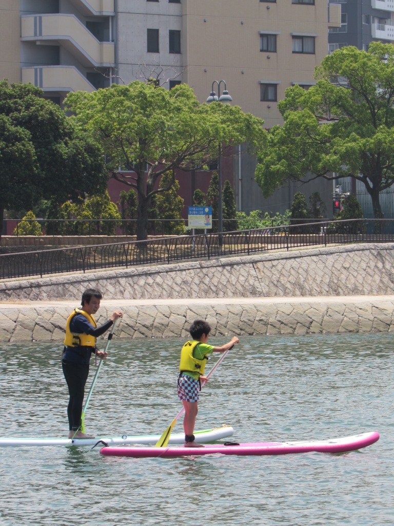 水の上を自由にスイスイ