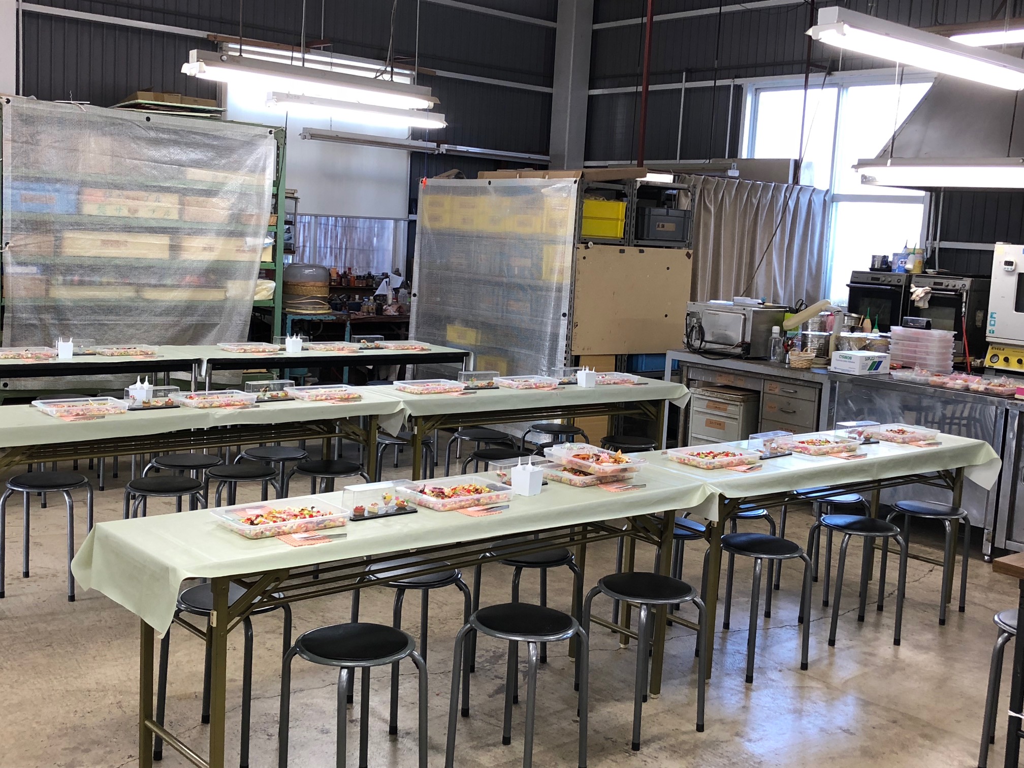 工場の中で体験できます♪