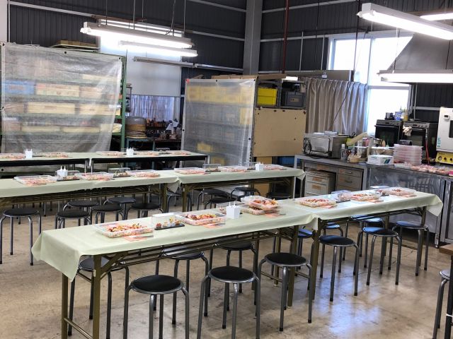 工場の中で体験できます♪