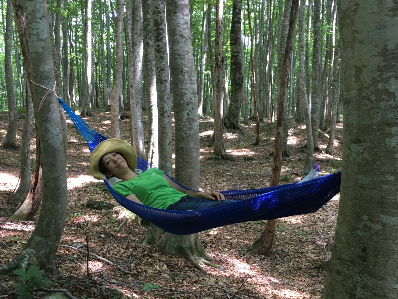 ハンモックで自分だけのリラックスタイム