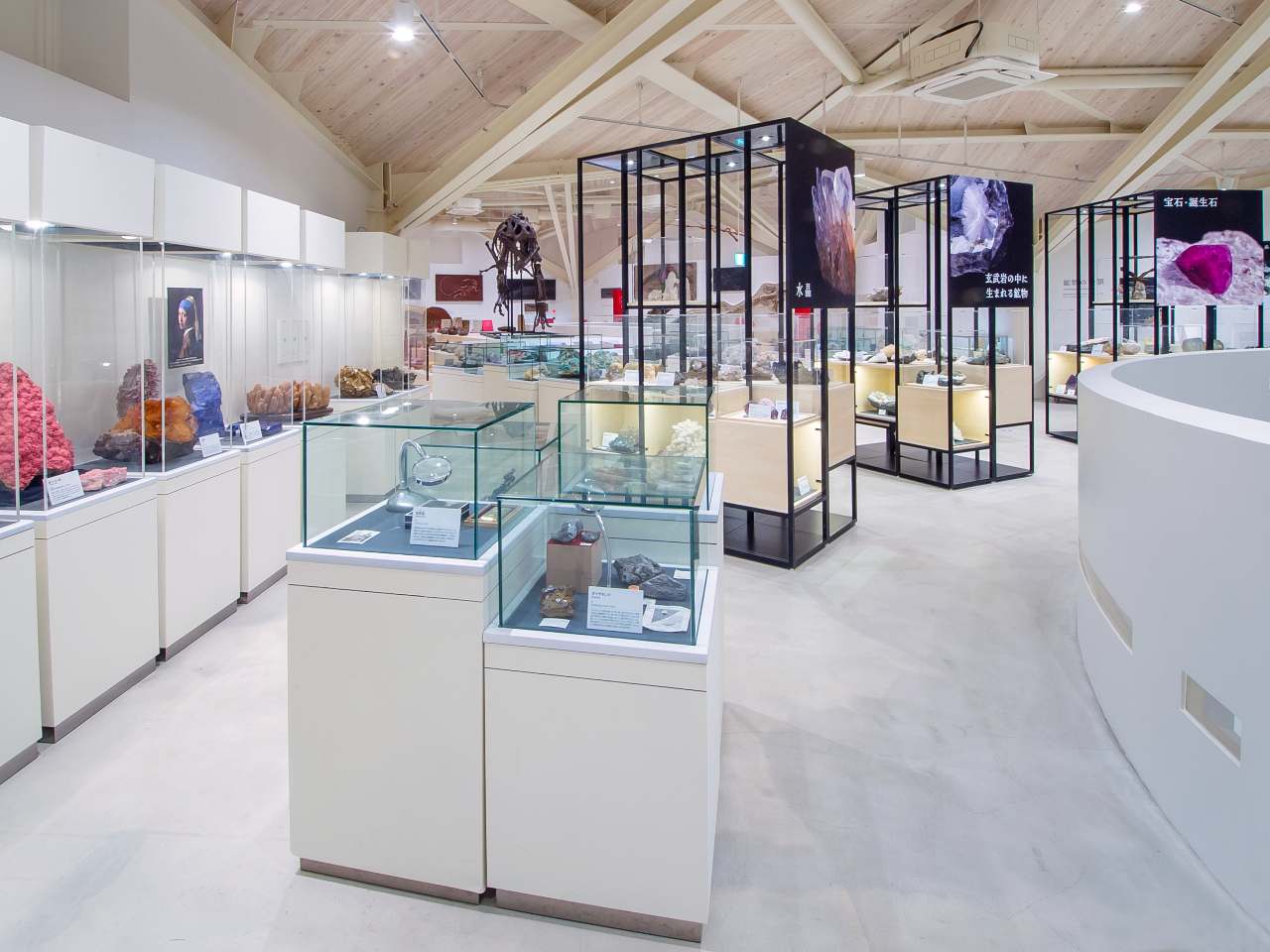 見たことない石が盛りだくさん! 2F「鉱物・宝石」コーナー