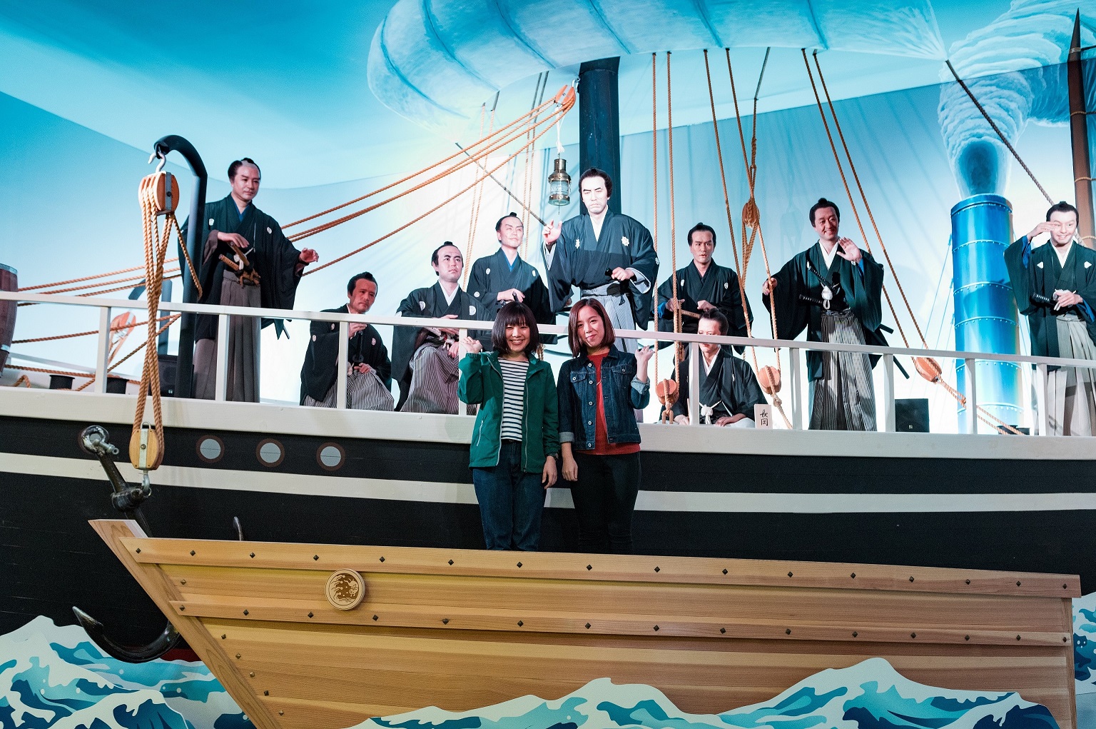 龍馬歴史館_撮影スポット  あの、船中八策場面での撮影スポットです