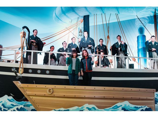 龍馬歴史館_撮影スポット  あの、船中八策場面での撮影スポットです