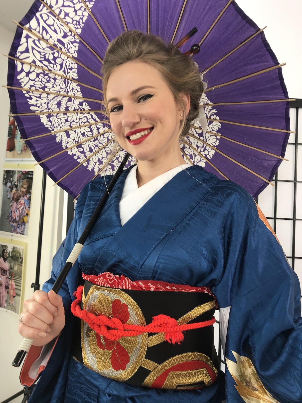 訪問着スタンダードプランヘアセット付き ワンポイントメーク・photoサービス