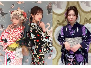 浴衣プランをご利用頂いたお客様。大阪梅田の徒歩圏内にあるダリは浴衣250枚以上の品揃えでお洒落な浴衣にヘアメイク、撮影までトータルで安心してご利用頂けます