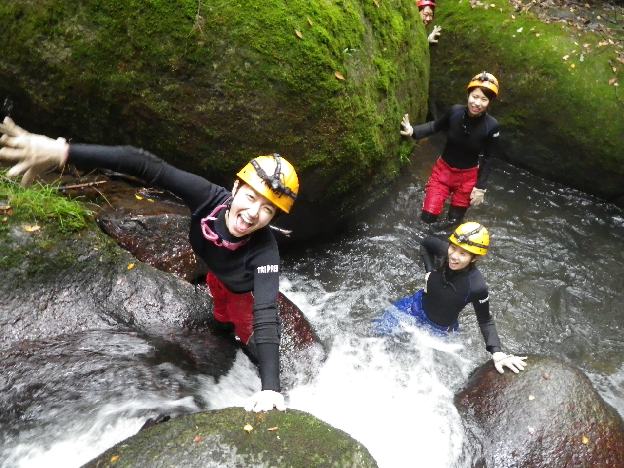 沢を上り詰めてゴールを目指しましょう