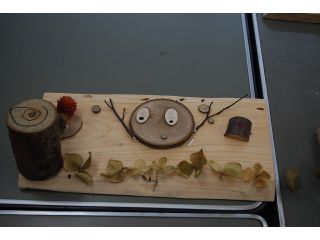ふくのね 自然の素材を使った貼り絵体験 森と暮らすどんぐり倶楽部 じゃらん遊び体験