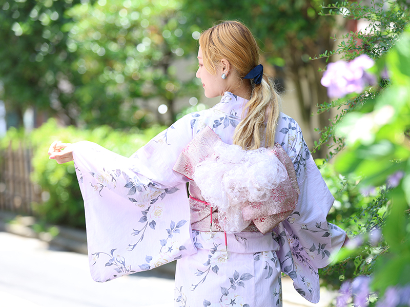 女物浴衣レンタルAコース☆先着30名様!!】着付のみ￥4800 /いせや呉服