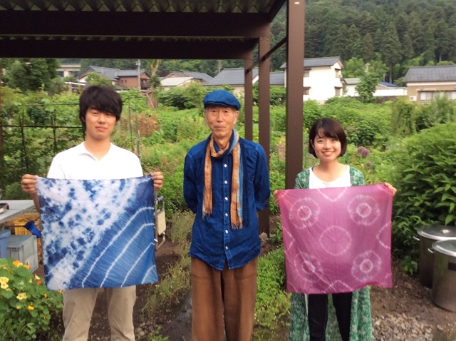 【ふくのね】草木染でオリジナルのハンカチ・バンダナ・スカーフ作り体験