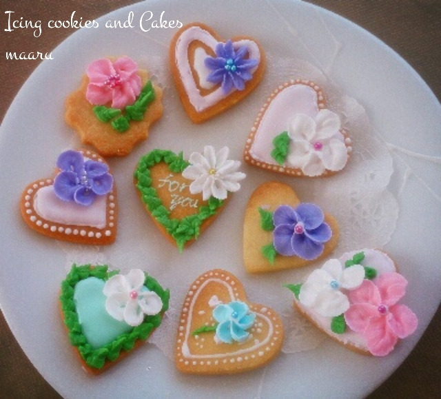 生徒様作品です。とても華やかでかわいい色合いです。