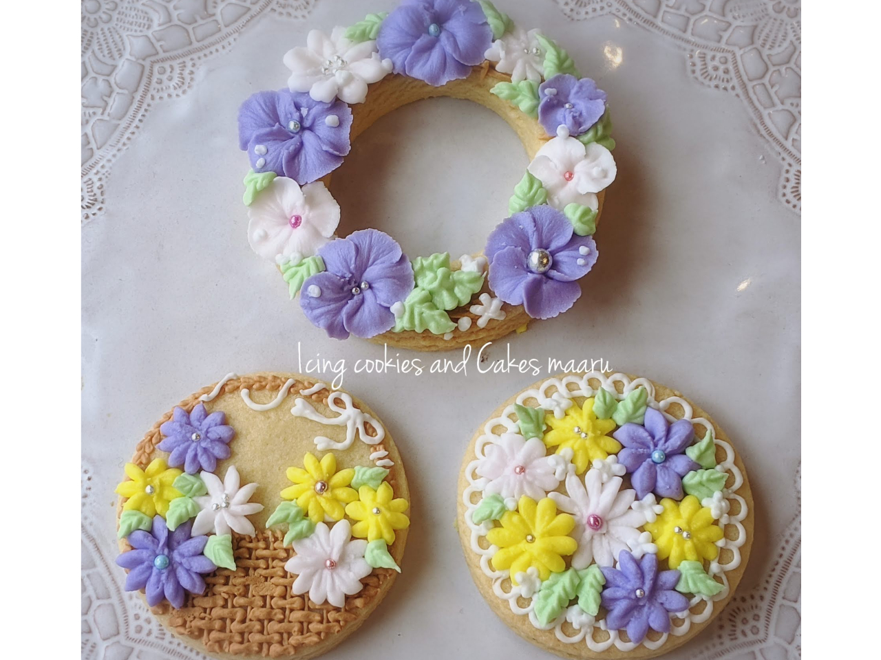 花籠やリースなど可愛くデコレーションします。