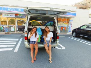 小岩駅集合!途中のコンビニで朝ご飯。