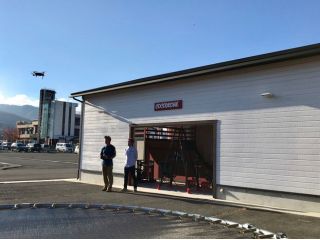 ドローン実技風景