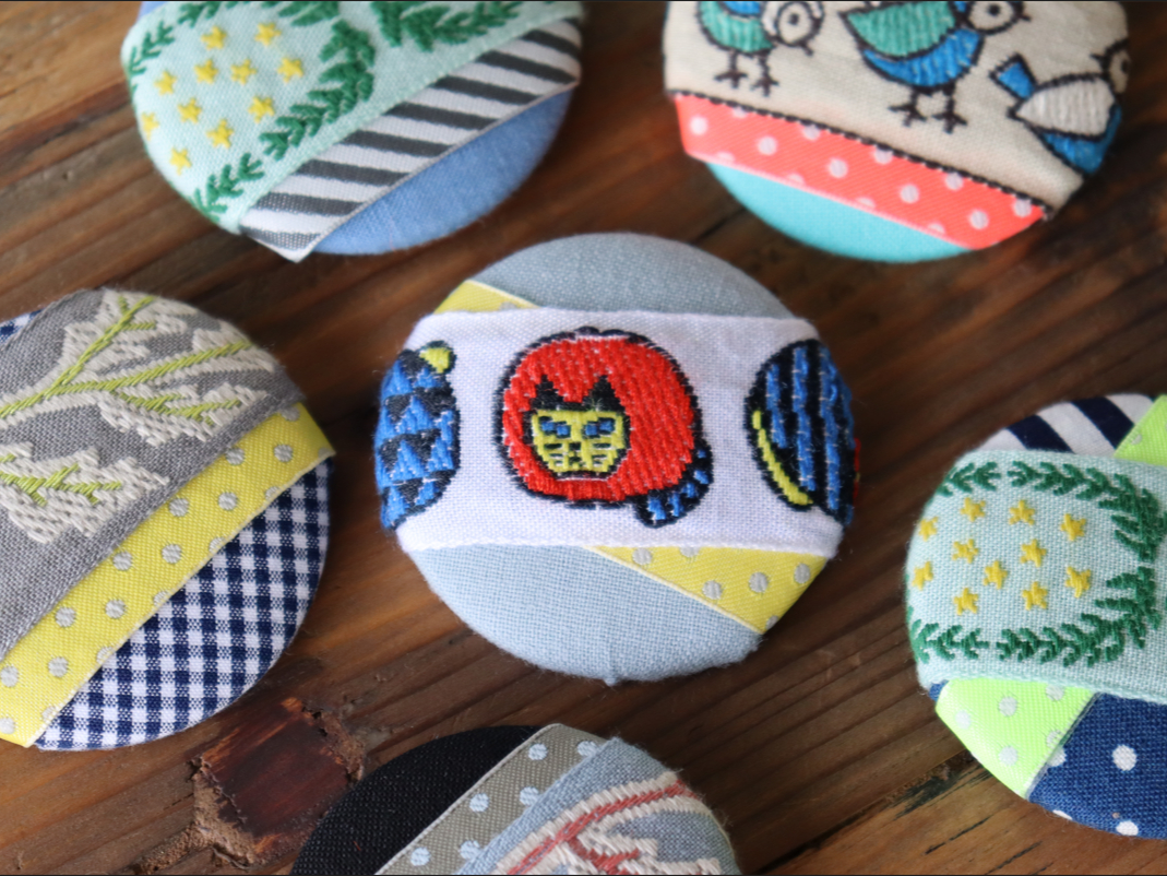 【ふくのね】チロルリボンの工場見学&リボンで作るバッジ作り体験♪旅の記念/お土産...