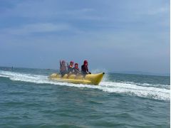 水しぶきパシャーッ!!!