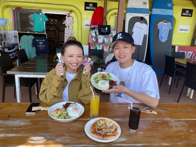 体験後はお食事も♪