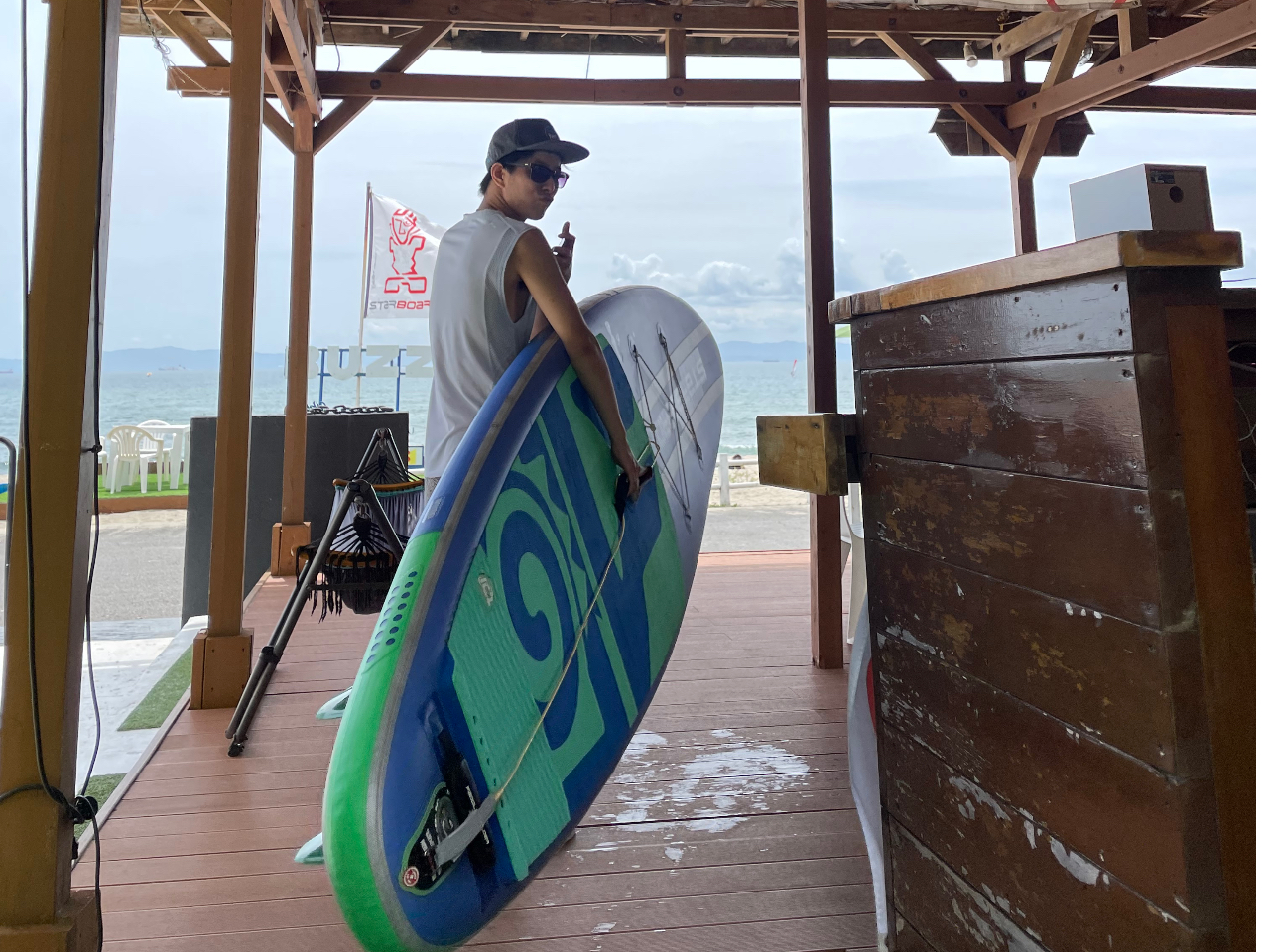 SUPに挑戦!!かっこよく決めちゃえ!