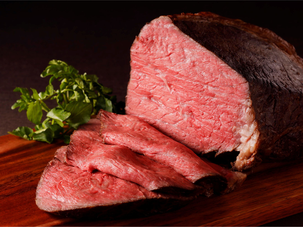 【実演料理】ローストビーフ トリュフソース