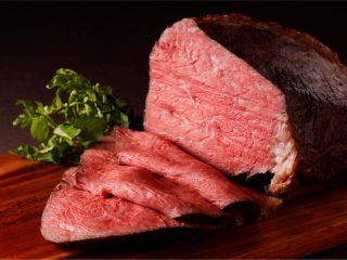 【実演料理】北海道産牛肉のローストビーフ 和風ソース