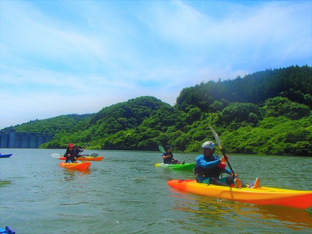 初めても方でも安定感が抜群のカヤックなので安心して乗れます。