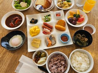 朝食バイキング