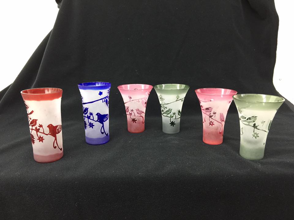 【サンドブラスト体験】グラス・小皿などに彫刻を刻もう!初心者の方でもキレイに作れ...