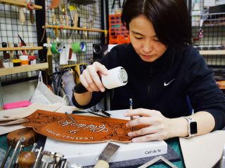 Clef De Fa レザークラフト教室 ブレスレット Big Boss 金沢 じゃらん遊び体験