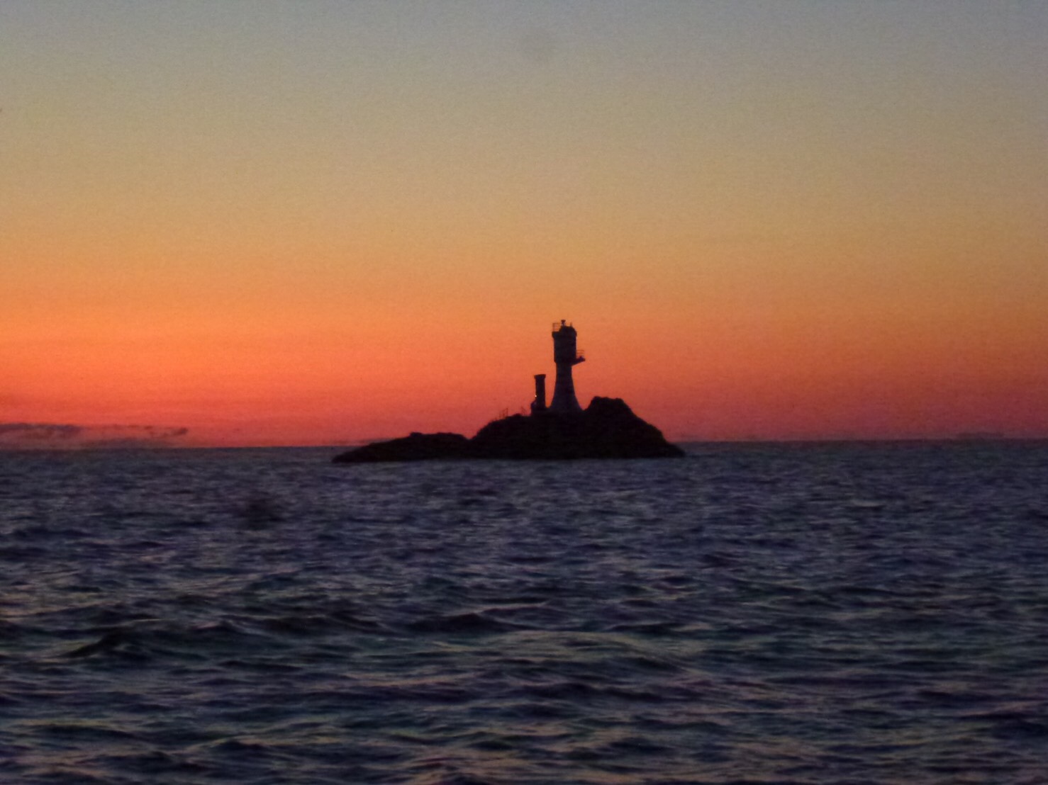 沖の御前 日の出風景