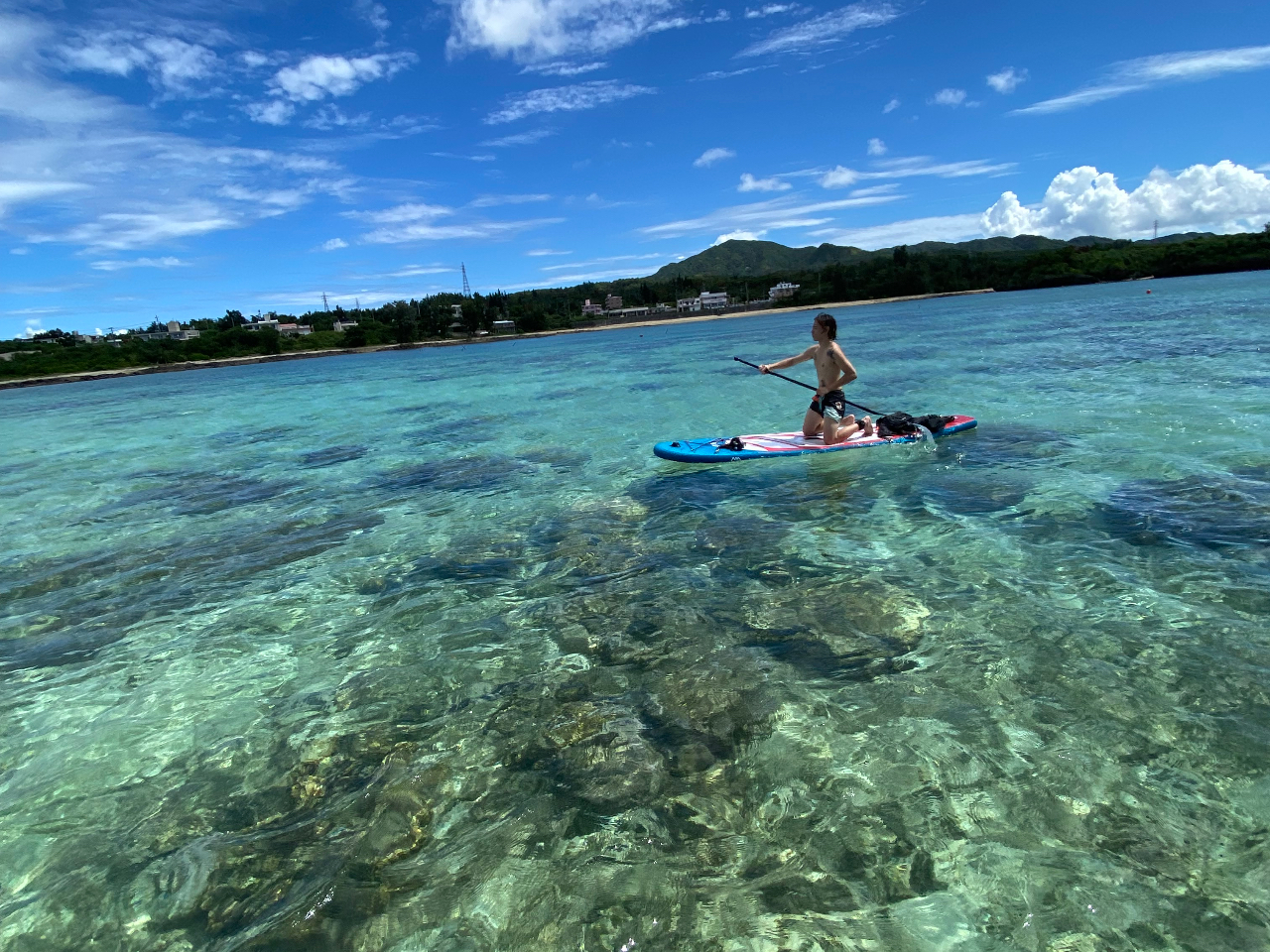 透き通る海が最高です