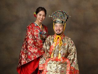 琉球国王&王妃の衣装が着れるコースはカップル限定Aコースだけ!