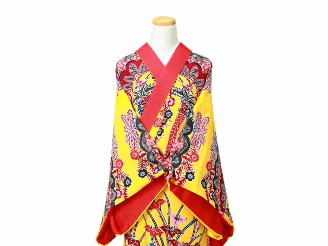 シンプル打掛★お洋服の上から簡単にお着付します♪