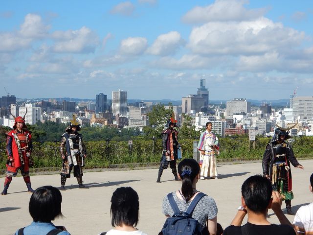 おもてなし集団「伊達武将隊」の演舞!