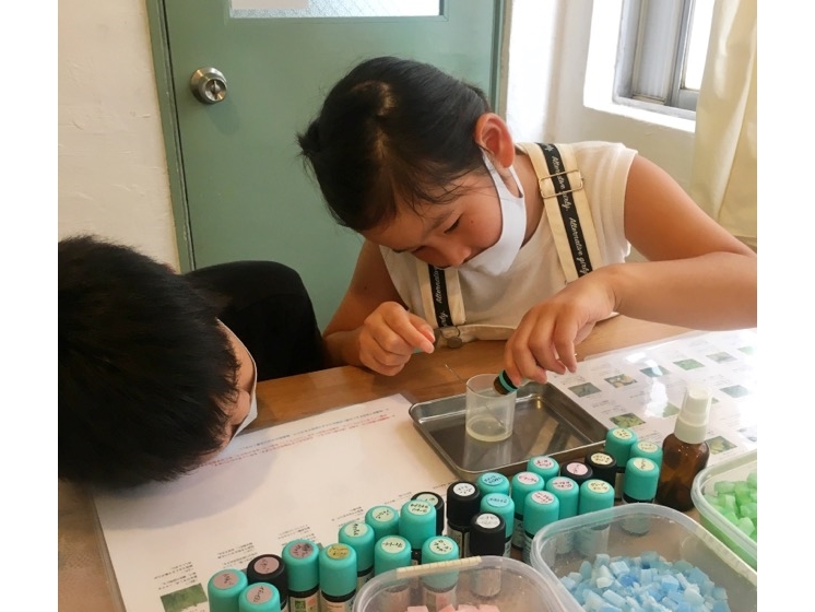 制作風景です♪