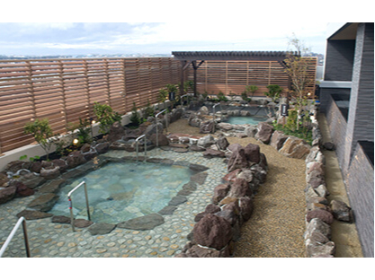 晴れて空が澄んでいる日には、富士山を望める【天晴の湯(あっぱれのゆ)】