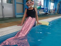 泳げなくても陸上で人魚になりきって撮影もできます