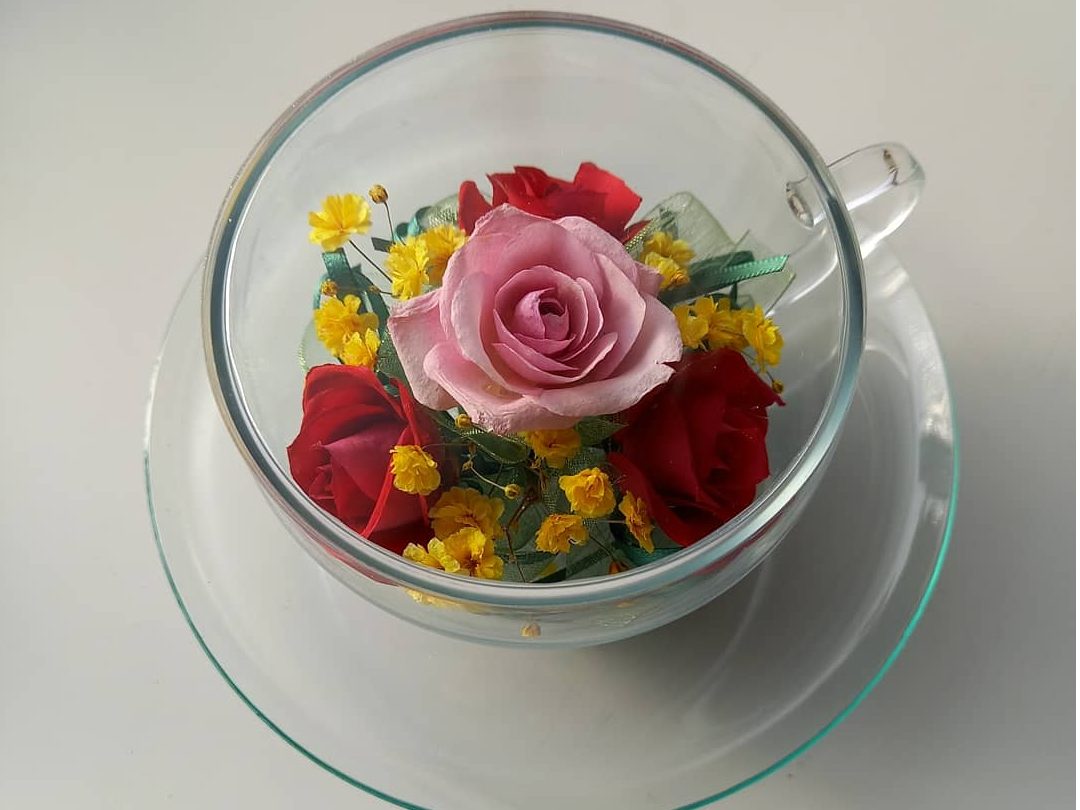 ボトルフラワー レッスン かわいいお花で生活に彩りを 初めての方でもどうぞ 女性におすすめ Flower笑顔 網干教室 じゃらん遊び体験