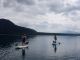 ワンちゃんと一緒に西湖クルージング風景