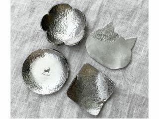 初心者でも簡単におしゃれに仕上がる♪錫の槌目小皿ワークショップです!