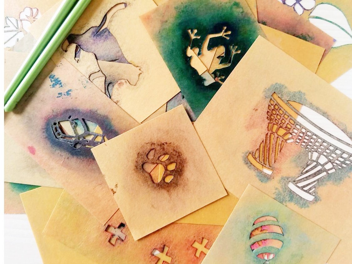 【金沢|工芸にふれるものづくり】ステンシル*染色体験~染色作家・宮嶋千恵さんのカ...